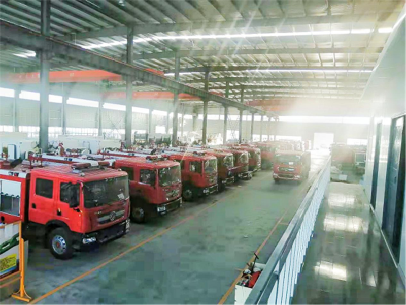 國六消防車批量完成多項(xiàng)性能測試